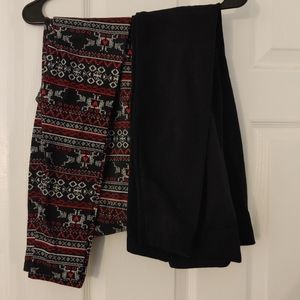 Thermal and Christmas leggings